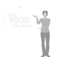thumbnail image 2 of Let Thy Food Be Thy Medicine Kitchen Wall Art Cooking Quote Decal, 2 of 4
