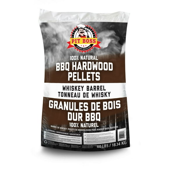 Pit Boss Whiskey Barrel Natural BBQ Hardwood Pellets