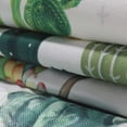thumbnail image 3 of Summer Tropical Cactus Floral Decorative Throw Pillow Covers 18 x 18 inch Set of 4 Green Plants Flower Cotton Linen Burlap Square Outdoor Cushion Cover Pillow Case for Couch Car Sofa Bed Decor, 3 of 6