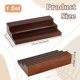 thumbnail image 2 of Exhibidor de monedas de desafío de madera premium de 3 niveles: capacidad para 40-50 monedas con ranuras angulares y acabado rústico. Colecciones de monedas coleccionables., 2 of 7