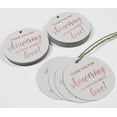 thumbnail image 4 of Inkdotpot Rose Gold Foil Paper Hang Tags Thank You Baby/ Bridal Shower Favor Tags 100 Pieces, 4 of 7