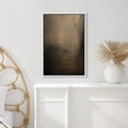 thumbnail image 4 of IDEA4WALL Framed Canvas Wall Art Abstract Print Sunlight Seeping In Dark Shades Illustrations Minimalist Pastel Digital Art Decorative Modern Room Decor for Bedroom, Office - 24"x36" White, 4 of 5