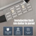 thumbnail image 3 of Porta Rollos Papel de Baño, Portarrollos Papel Higiénico con Soporte de Teléfono de Acero Inoxidable Sus 304 Resistente a La Corrosión Fácil de Instalar sin Taladro Accesorios de Baño, Hotel, Cocina, 3 of 4