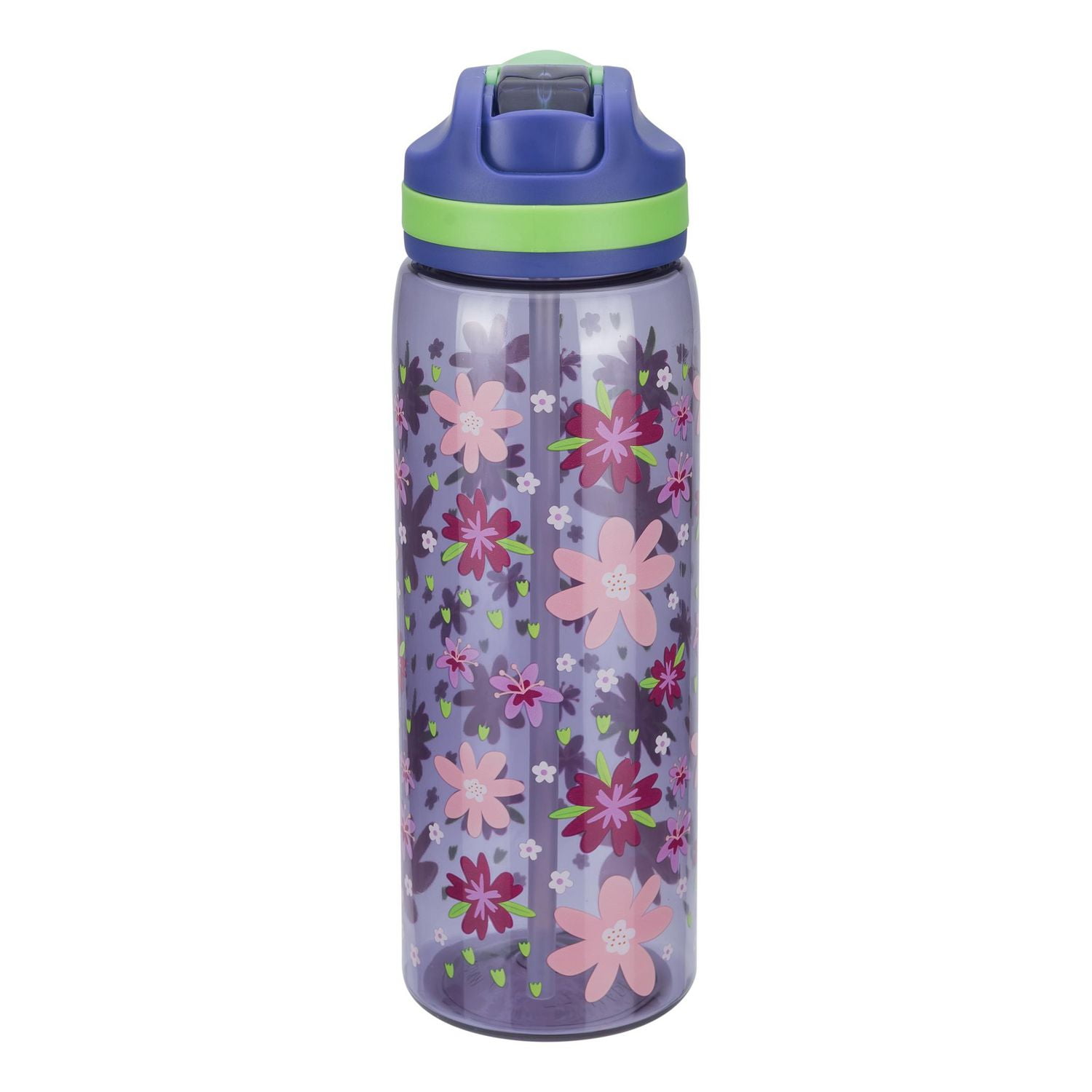 Cool Gear 25 Fluid Ounce Pier Sipper - Artsy Floral, BPA Free Carrying Loop