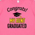 thumbnail image 4 of Inktastic Congrats My Aunt Graduated with Cap Boys or Girls Baby T-Shirt, 4 of 5