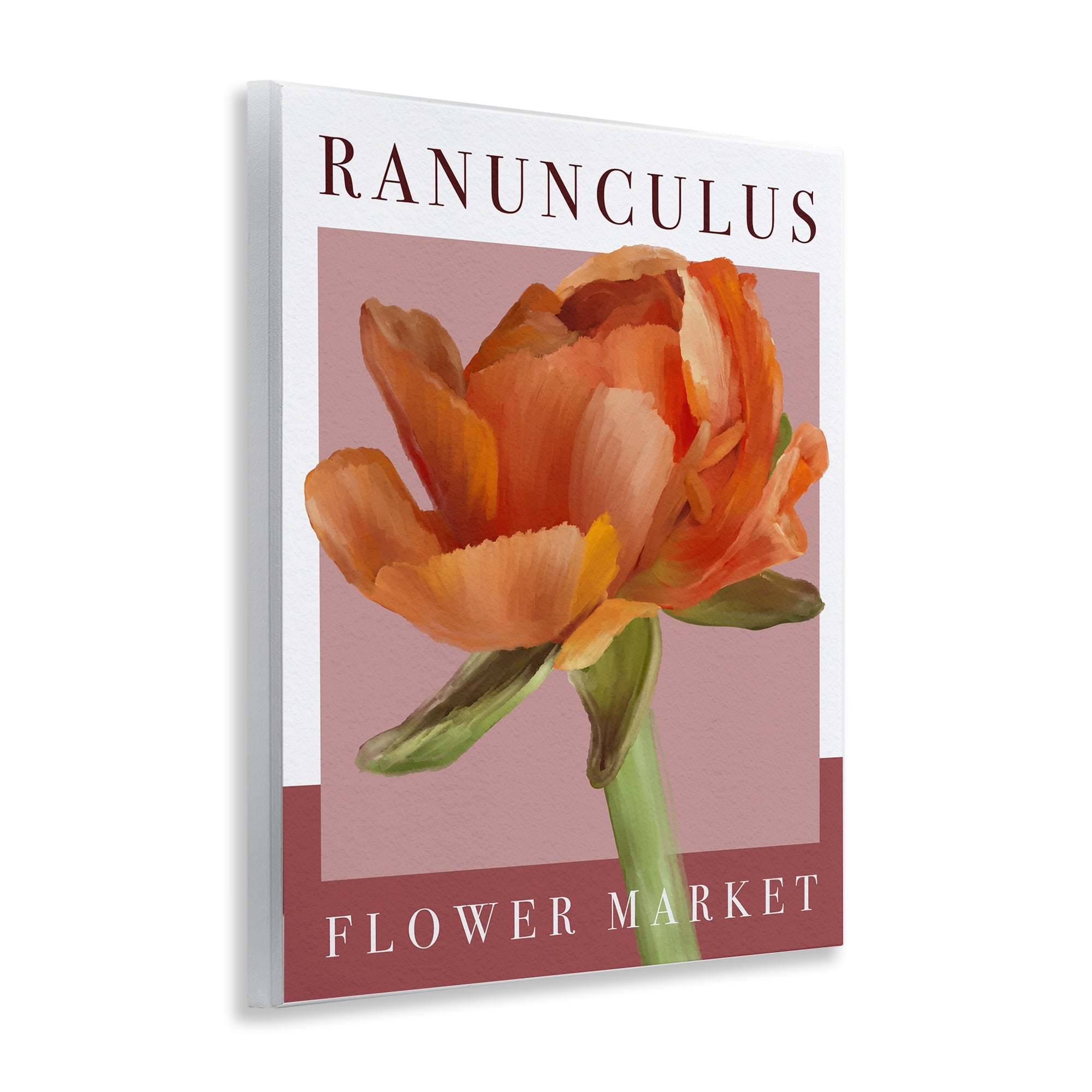 Stupell Industries Ranunculus Flower Market Wall Plaque Art, design by Jennifer Stith