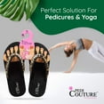 thumbnail image 3 of Pedi Couture Pedicure Sandals for Women - Toe Separator Slippers - Leopard - Small 5-6, 3 of 8