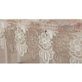 thumbnail image 4 of Lace Polyester Round Tablecloth Embroidery Round Table Cloths for Party Wedding Kitchen Dining Home Decorations, Round - 60", Beige, 4 of 6