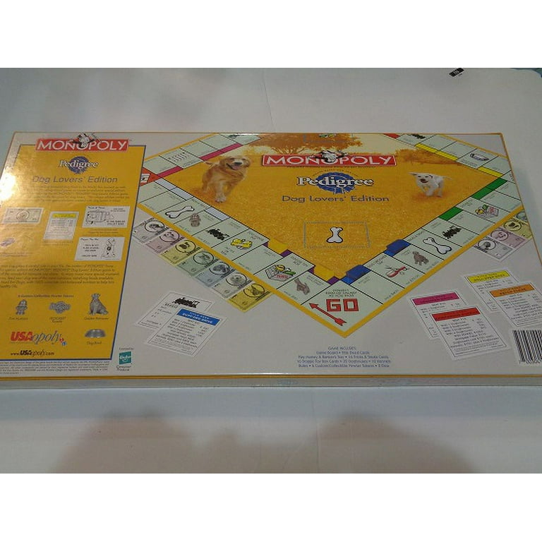 Open Box Monopoly Dog Lover's Edition Pedigree Health happy Dog