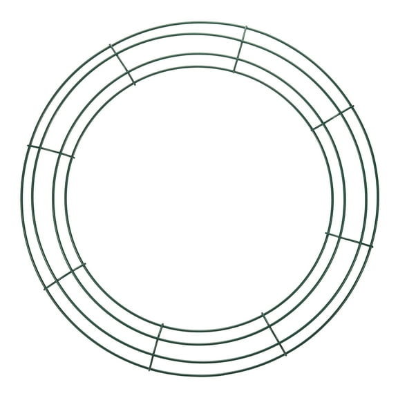 Uxcell 16" Dream Catcher Rings, Metal Round Shape Macrame Wreath Floral Hoop for Wedding Decorations, Army Green