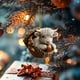 thumbnail image 5 of Adornos navideños Chopper de 8 cm con diseño de animales del bosque, para árbol de Navidad, regalo navideño, decoración colgante, decoración de jardín, decoración navideña y de Halloween., 5 of 6