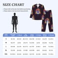thumbnail image 2 of Mens Pajamas Set, cool Light Bulb Pattern Button Down Long Sleeve Loungewear Sleepwear Pjs sets for Men, 2 of 5