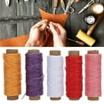 thumbnail image 4 of Hilo de cera 150D, 10 colores, 50 metros, cordón encerado, accesorios cosidos a mano Diy, 4 of 8