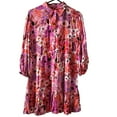 thumbnail image 2 of Rachel Parcell Fit & Flare Tiered Hem Shirt Dress- Floral- Pink Multi/Botanical -10, 2 of 10