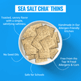 thumbnail image 3 of Every Body Eat Snack Thins, Sea Salt and Chia Seeds Flavor, Vegan, Gluten Free and Dairy Free (Pack of 2), 3 of 6