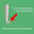 thumbnail image 5 of Automotive Funnels Anti-Scalding Freedom Funnel Anti-Scalding Spill-Free Oil Filter Funnel for Car Repair Outdoor,1 * Machine filter funnel,White, 5 of 5