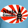 thumbnail image 3 of CafePress - Ninja Gnome Fitted T Shirt - Fitted T-Shirt, Vintage Fit Soft Cotton Tee, 3 of 4