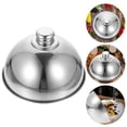 thumbnail image 2 of Youliang Stainless Steel Cloche Food Cover Dome Plate - 18cm, 2 of 3