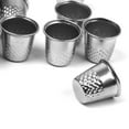 thumbnail image 6 of GOOHOCHY 10pcs Vintage Sewing Thimble for DIY Crafts (Silver), 6 of 8