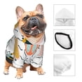 thumbnail image 3 of Balery Design Name Dog Hoodie Pets Wear Hoodies For Small Dogs Pet Clothes Costumes, Pets Wear Hoodie Sweatshirt Outfit For Dogs Cats Cosplay Party-Size Name, 3 of 8