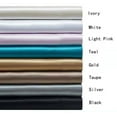 thumbnail image 3 of Super Soft & Silky 4PC Satin Sheet Set (Solid/Deep pocket), 14" Deep Pocket, 3 of 3