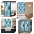 thumbnail image 7 of Teal Blue Marble Window Privacy Film, Modern Abstract Art Marble Crack Static Cling UV Sun Blocking Heat Control Window Tint Day and Night, Non-Adhesive One Way Windows Privacy Cover 17.7''x78.7'', 7 of 7