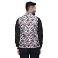 thumbnail image 5 of Atasi Floral Mens Casual Jackets Lightweight Partywear Indian Waistcoat Printed Nehru Jacket-Small, 5 of 6