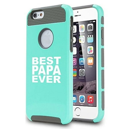 Apple iPhone 5 5s Shockproof Impact Hard Soft Case Cover Best Papa Ever