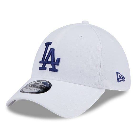 Men's New Era White Los Angeles Dodgers 39THIRTY Flex Hat
