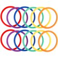 thumbnail image 1 of Anillos de lanzamiento de trampas de juguete para niños para carnaval de niños, 36 piezas, bolsa de frijoles de madera para piscina, juegos de fiesta para interiores, 1 of 6