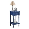 thumbnail image 4 of Convenience Concepts French Country Khloe 1 Drawer Accent Table with Shelf, Cobalt Blue, 4 of 8