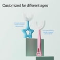 thumbnail image 3 of Children'S U-Shape Toothbrush For 360° Thorough Cleansing Whitening Massage Toothbrush U- Type Modeling Toothbrush For Children, Manual Toothbrush, 3 of 7