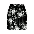 thumbnail image 4 of nerohusy Womens Culottes Hawaiian Floral Printed Skirt Tennis Skirt Tummy Control Skorts Skirts High Waisted Workout Golf Skort with Pockets, 4 of 5