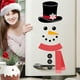 thumbnail image 4 of Pegatinas decorativas navideñas para fiestas navideñas, imanes para nevera, calcomanías decorativas de pared con diseño de muñeco de nieve navideño., 4 of 7