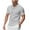 Gray^, variant on Jjayotai Polo Shirts for Men, Men's New Solid Color Waffle Casual Loose Lapel Short Sleeve Top, Golf Tees