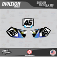 thumbnail image 3 of Kalair GFX Graphics Kit for Suzuki RM125 (1996-1998) Division Series, 3 of 5