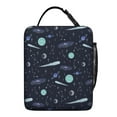thumbnail image 5 of Star Moon Space Lunch Bag – Rocket Nebula Alien Galaxy Insulated Thermal Food Container Tote, 5 of 6