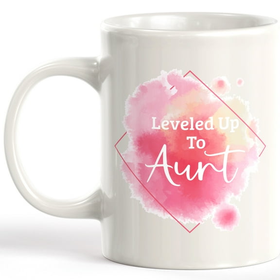 Designs ByLITA Leveled Up To Aunt 11oz Plastic Coffee Mug