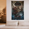 thumbnail image 6 of Horror Freddy Krueger Tapestry Wall Hanging Wall Art Decor Wall Tapestry for Living Room Bedroom Dorm 40"x60", 6 of 8
