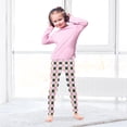 thumbnail image 5 of joogoo Girls' Leggings Pastel Checkered-a1 Yoga Pants 4T, 5 of 8
