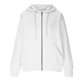 thumbnail image 4 of Futezty Hoodies for Women Knit Drawstring Crew Neck Long Sleeve Casual Pullover Sweatshirt Hooded Tops, 4 of 5