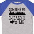 thumbnail image 4 of Inktastic Chicago Illinois Someone Loves Me Skyline Boys or Girls Toddler T-Shirt, 4 of 5