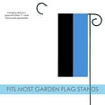 thumbnail image 3 of Toland Home Garden Blue and Black Estonia Outdoor Garden Flag 18" x 12.5", 3 of 5