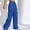 Blue, variant on Babysbule Womens Athletic Workout Pants Women's Wide Leg Long Pant Comfy Loose Sweatpants High Waist Lounge Casual Joggers Pant
