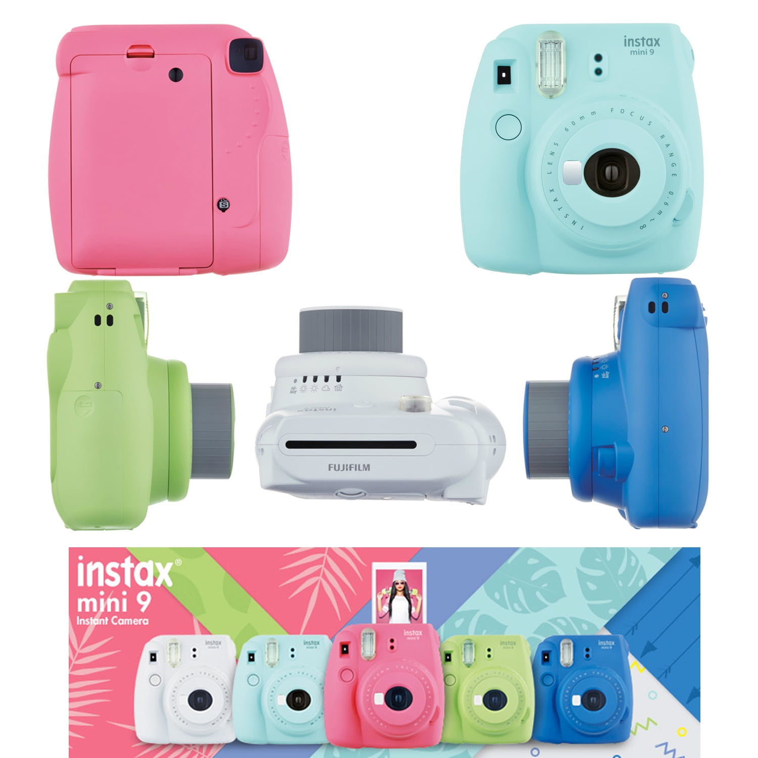 Fujifilm Instax Mini 9 - Instant Camera with Carrying Case + Fuji Inst –  MiniMate