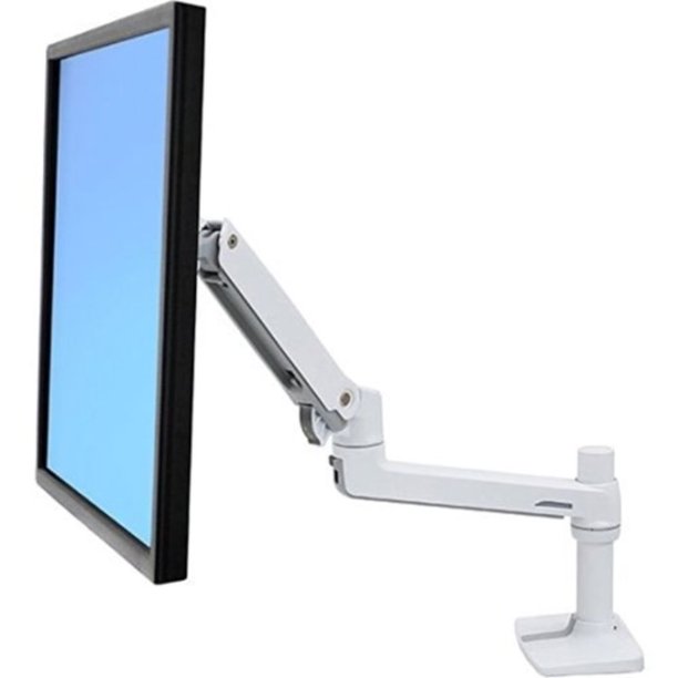 Ergotron LX Desk Mount LCD Monitor Arm for 32" Monitors (White), Open Box