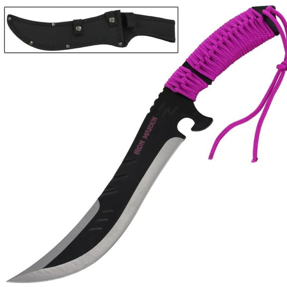 Armory Replicas Iron Maiden Purple Full Tang Hunting Knife – 14.25 Inches