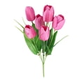 thumbnail image 1 of Flores artificiales, flores falsas, flores artificiales, set de regalo para mujer, mini tulipanes artificiales, flores de seda, arreglos florales para boda, decoración del hogar, flores y tulipanes, 1 of 9