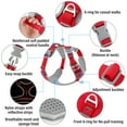 thumbnail image 2 of Plutus Pet No Pull Dog Harness, Release At Neck, Reflective Adjustable Dog Vest Harness, Easy Control Handle for Walking, for Small Medium Large Dogs, Red, S, 2 of 8