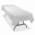 thumbnail image 3 of Tablemate Table Set Rectangular Table Cover, Heavyweight Plastic, 54 x 108, White, 6/Pack, 3 of 4